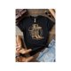 thumbnail image 1 of Women'S Casual Black Washed T-Shirt with Western Cowboy Boot & Hat Print - Loose Fit, Round Neck, Short Sleeve, Stretch Blend, Perfect for Spring/Summer, Western T Shirts, 1 of 6