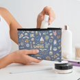 thumbnail image 7 of Cauagu Marine Nautical for Tyvek Makeup Bag,Reusable Travel Cosmetic Bag Women Organizer Toiletry Bag Birthday,Gifts for Women Girlfriend Mom Teacher 6.5’’*8.9’’, 7 of 7