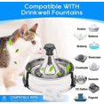 thumbnail image 2 of Lishi Pet Fountain Filter Replacement - Compatible with Stainless Steel 360 Pet Water Fountain, 2 of 5