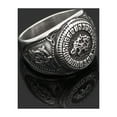 thumbnail image 3 of Sonducket Anillo de moda para hombre, anillos para niños, joyería multiusos para dedos, accesorios de decoración, regalos de Navidad y Ropa, zapatos y accesorios Miscelánea  9# color acero Sonducket AP016432-01, 3 of 6