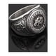 thumbnail image 5 of Anillo Masculino Qarigey a la Moda Acero Titanio Multiusos Color Acero, 5 of 6