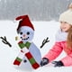 thumbnail image 5 of Conjunto de Disfraz de Muñeco de Nieve Navideño, con Botones de Madera, Pipa, Gorro y Bufanda. Talla Grande. Incluye Bufanda Roja, Verde y Blanca (16 Piezas)., 5 of 7
