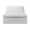 thumbnail image 3 of Sectional Sofa 3-Seater Modular Armless Sofa Set Free Combination Soft Couches Lounge for Home Apartment,Off-white, 3 of 8