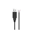 thumbnail image 5 of 30cm/100cm/200cm Power Supply Cable 22AWG USB Male Jack 2Pin Bare Wire 5V Charging Cord Extension Wire for LED Light Fan, 5 of 11