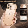 thumbnail image 3 of Funda para iPhone 16 Pro Max 6.9" BENTOBEN con Purpurina Transparente, 3 of 9
