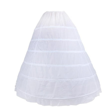 Yosoo 6-hoop Hoops Petticoat White Bridal Crinoline Petticoats Slips Underskirt,6-hoop Hoops Petticoat White Bridal Crinoline Petticoats Slips