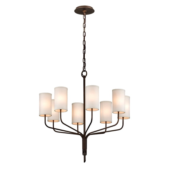 Troy Lighting Juniper 8-light Juniper Bronze Chandelier