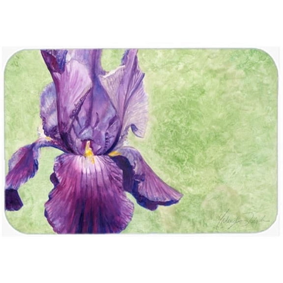 Purple Iris by Malenda Trick Mouse Pad, Hot Pad or Trivet