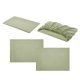 thumbnail image 2 of Sábanas ajustables de lujo 4 Pcs / Kit Ropa de cama Cama de lino Sábana ajustable Sábanas ajustables Fundas de almohada Verde Verde Magideal Sábanas ajustables de lujo, 2 of 7