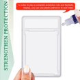 thumbnail image 4 of 40 Pcs Étui Protecteur de Cartes à Collectionner Acrylique Transparent Porte-Cartes avec Étiquette Positionnement Pochettes Rigides, 40 x Pochettes de Cartes Gradées, Transparent, 4 of 7
