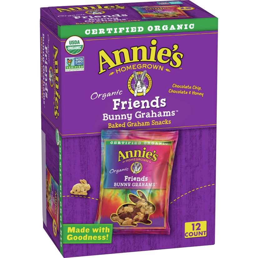 Annie's Organic Chocolate & Honey Bunny Graham Crackers, 12 oz