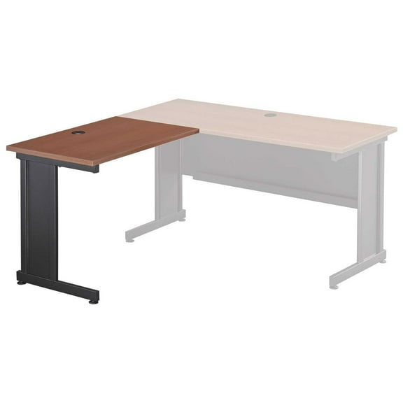 Global Industrial Left Handed Return Table, 36"W, Cherry