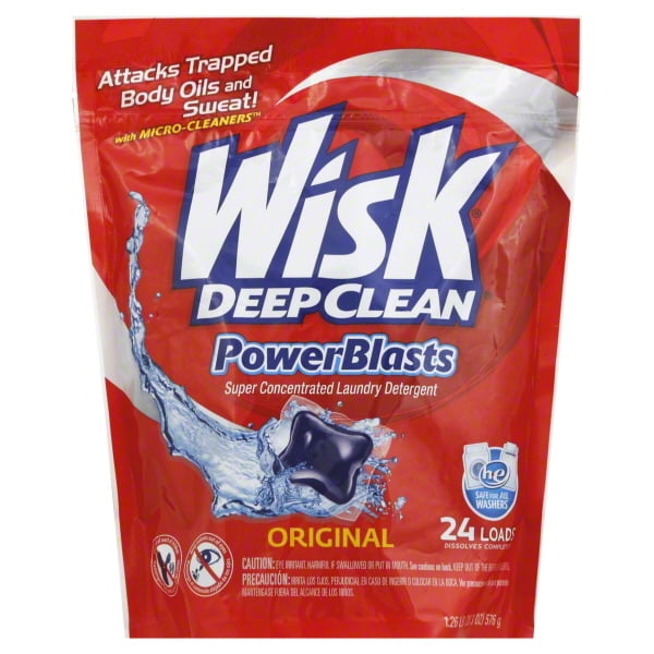 Wisk Deep Clean PowerBlasts Original Detergent, 1.26 lb