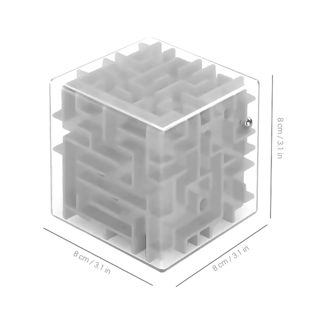 Juguete Inteligente BuyWeekMX Cubo de Laberinto 3D Estética Elegante