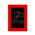 thumbnail image 1 of Math Kowledge Circle Art Deco  Fashion Picture Display Art Red Photo Frame, 1 of 4