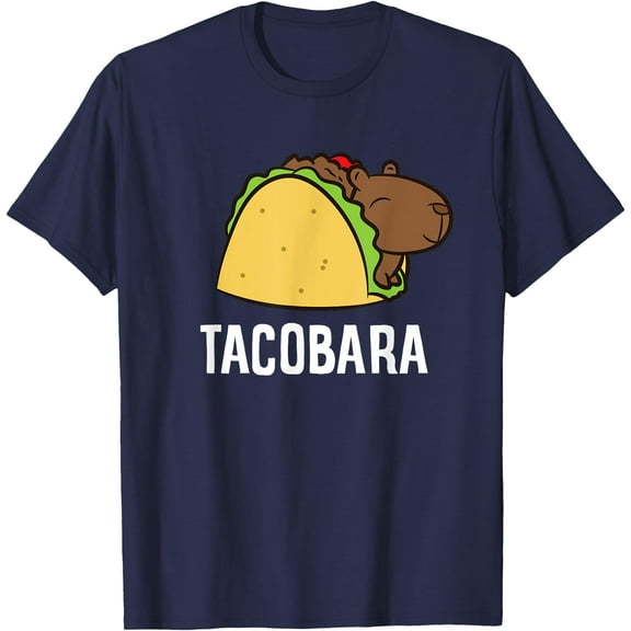 Cute Tacobara Funny Capybara Tacos Unisex T-Shirt for Men Women Kids Toddler