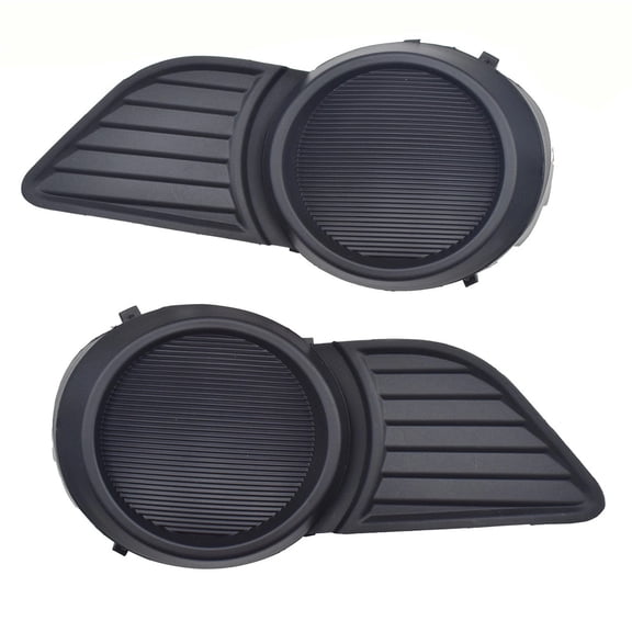 Furulu Left & Right Fog Light Cover For 2011-2017 Toyota Sienna 5212708020 5212808020