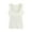 White, variant on MOJOGO Women's Tight Base Layer Strenchy Square Neck Sleeveless Undershirts with Wide Strap Summer Tank Tops Brown L