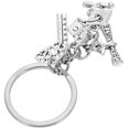 thumbnail image 2 of 4pcs Graduation Themed Keychain 2023 Graduation Key Ring Gift Bag Hanging Ornament, 2 of 9