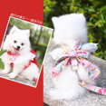 thumbnail image 5 of Arnés para perros, hermosa correa de encaje para gatos, correa para el pecho con nudo de lazo, collar para perros, suministros para mascotas, accesorios, correa para perros con lazo rojo, 5 of 5
