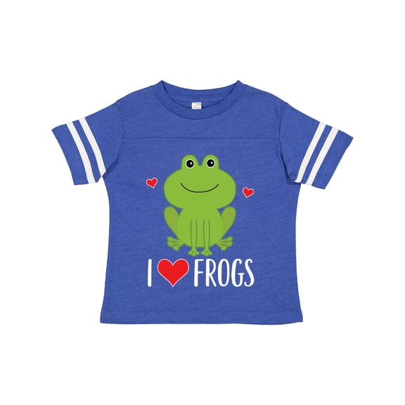 Inktastic I Love Frogs Boys or Girls Toddler T-Shirt