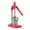 Red, variant on Manual Stainless Steel Juicer Hand Press, Heavy Duty Countertop Squeezer – For Fresh Lemonade Orange Juice, Easy to Clean for Home Use,Silver