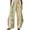 Light Green, variant on kaondbfi Spring Fall Essentials Casual Clothing Lady's Four Pocketed Double Printed Casual Pants Summer Casual Pants for Women