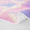thumbnail image 5 of meiyoeat Pastel Cloud Star Twin Quilt Set,Colorful Rainbow Pattern Twin Coverlet Set For Girl,2pcs, 5 of 7
