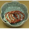 thumbnail image 4 of Bracelet Extensible Unisexe en Perles Rondes 6 mm en Agate Rouge Rêve Naturelle, 4 of 4