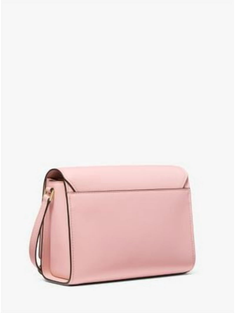 Michael Kors Outlet Mimi Medium Leather Messenger Bag - POWDER