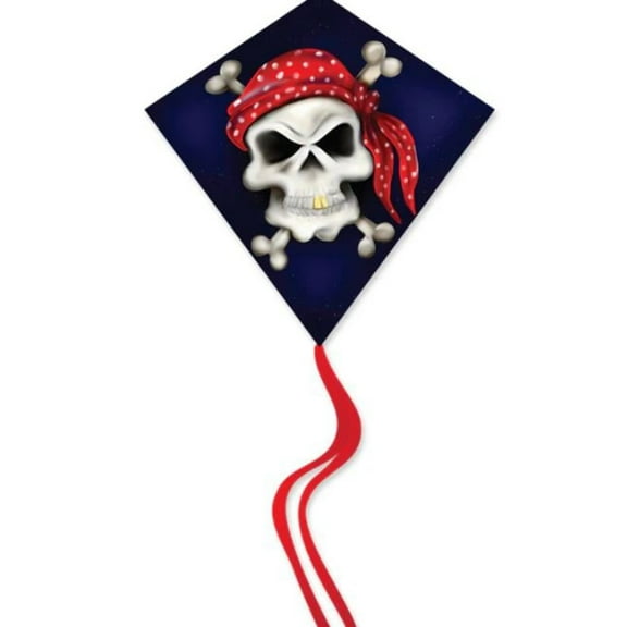 Premier Kites 25 Skulls  Crossbones Diamond Kite