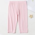 thumbnail image 6 of OJSFQUFP Girls' Pants Cropped Pants Summer Thin Breathable Versatile Slim Fit Casual Pants Pants Kids, 6 of 9