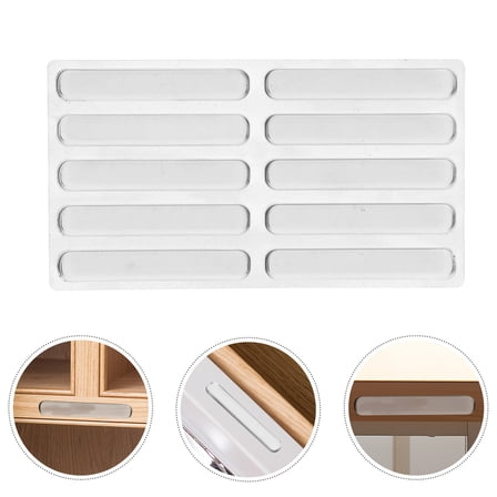 Clispeed Clear Cabinet Bumper Pads Self Adhesive for Doors Tables and Desks Cushioned Collision Guard