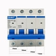 thumbnail image 6 of 1pcs NXB-63 D Type 1P 2P 3P 4P Mini Circuit Breaker MCB Domestic Air Switch DZ47 Upgrade Domestic Power 16A 32A 40A 50A 63A, 6 of 6