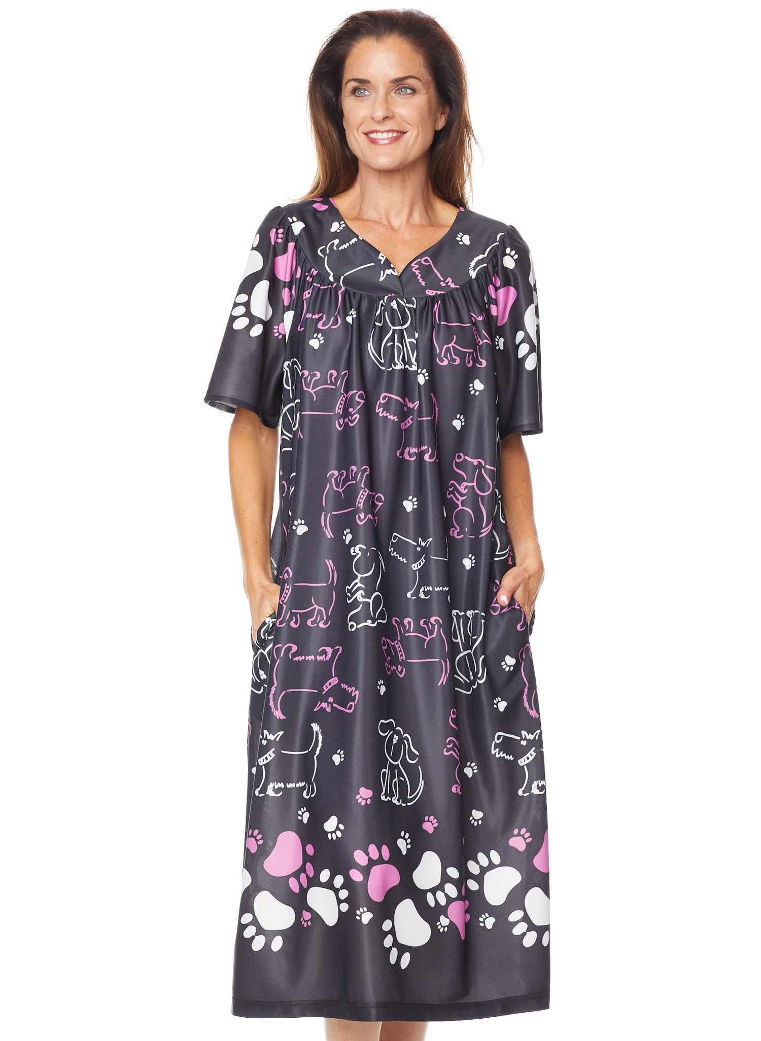 walmart plus size house dresses