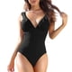 thumbnail image 1 of Traje de baño de una pieza para mujer con volantes y cuello en V profundo sin espalda Abanopi Traje de baño, 1 of 7