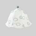thumbnail image 4 of Gubotare Toddler Hat with Neck Flap Baby Sun Hat Adjustable Toddler Kids Wide Brim Bucket UPF 50+ Summer Play Hat with Chin Strap (Blue,Size 0-6 Months), 4 of 4