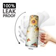 thumbnail image 3 of OBREWU Sunflowers and Butterflies Tumbler with Handle and Lid,Sunflowers and Butterflies 40oz Double Wall Vacuum Insulated Tumbler,Cups Gift for Women and Men, 3 of 7