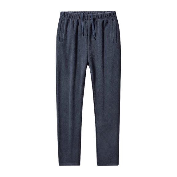 LIaqionyy Mens Sweatpants Open Bottom Casual Fleece Lined Lounge Pants Baggy Activewear Jogger with Pocket M-4XL