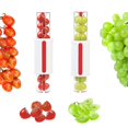 thumbnail image 3 of Cortador de frutas NQ para uvas cerezas y tomates cherry 20 x 7,5 x 7 cm rojo, 3 of 5