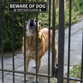 thumbnail image 7 of Tnobhg Beware of Dog Sign Paw Print Keep Gate Closed Sign Durable Aluminum Dog Warning Sign for Home Outdoor, 7 of 7