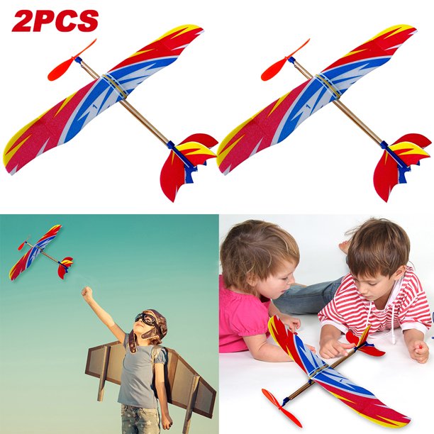 Banda Goma Elástica Plástico Bricolaje Modelo Avión Kits Construcción Juguete Educativo