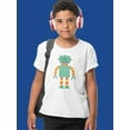 thumbnail image 2 of Standing Robot T-Shirt Juniors -Image by Shutterstock,  Large, 2 of 4