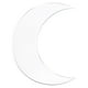 thumbnail image 2 of Decoración de pared, espejo en forma de luna, adhesivo decorativo para pared, adhesivo para pared con espejo, construcción robusta, 2 of 12