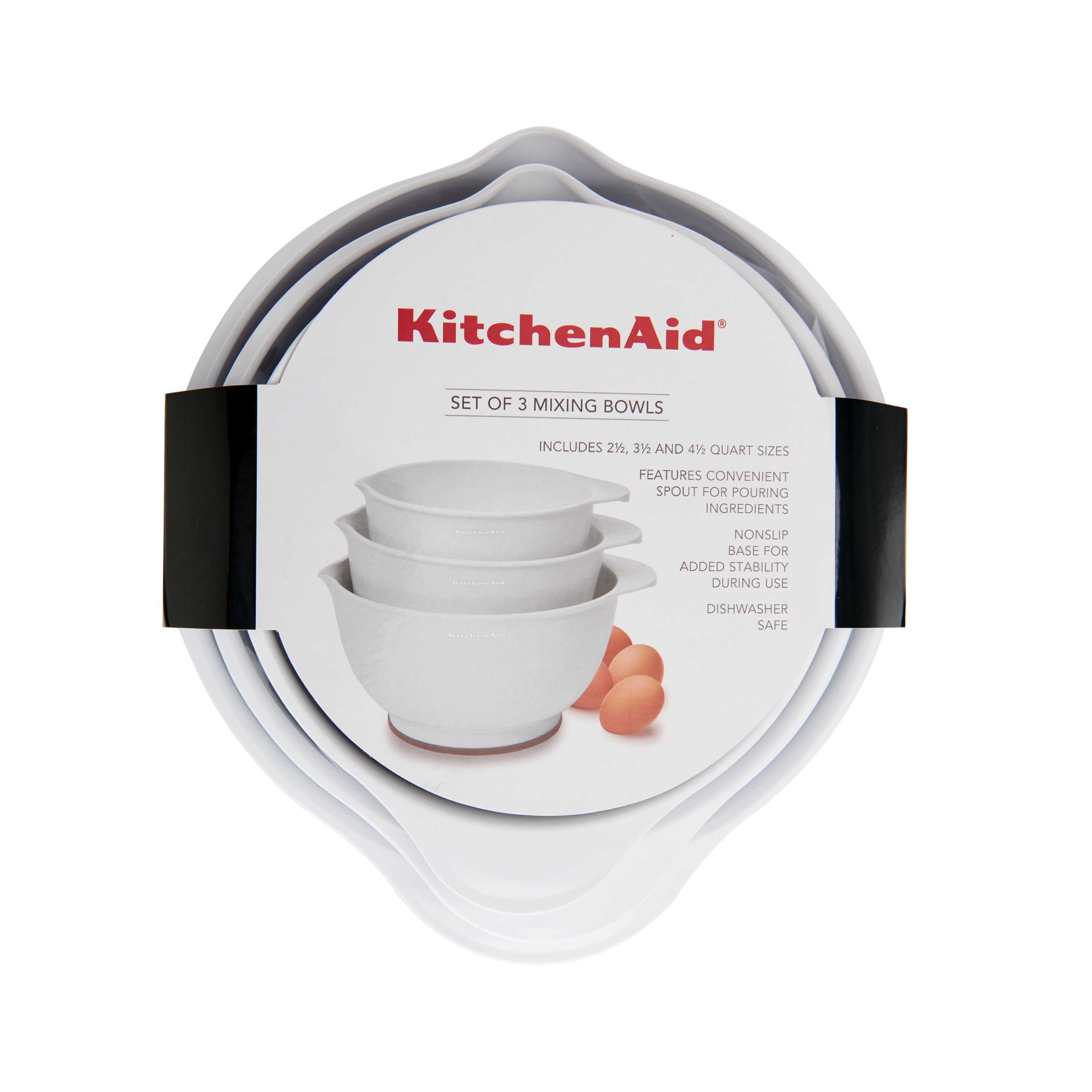 KitchenAid® 3-pc. Mixing Bowl Set, Color: Aqua - JCPenney