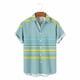 thumbnail image 4 of Blusa y camisa de manga corta con cuello vuelto para hombre, camisa hawaiana de manga corta con estampado de verano para playa, blusa, camisa para hombre, tops de poliéster, 4 of 8