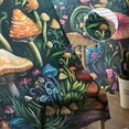 thumbnail image 5 of Mushroom Sheer Curtains 72 Inches Long 2 Panels Set, Window Sheer Curtains for Living Room/Bedroom, Dream Forest Botanical Floral Plant Light Filtering Rod Pocket Curtain 52'' x 72'' x 2, 5 of 7