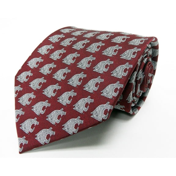 Washington State Cougars Repeating Necktie - Donegal Bay - Unisex - One Size