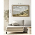 thumbnail image 2 of Drsoum Vintage Landscape 24x36in Brown Framed Canvas Wall Art Coastal Classic Wall Prints Modern Farmhouse Decor, 2 of 6