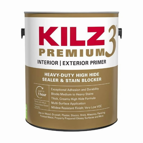 KILZ 3 Premium Interior/Exterior Multi-purpose Water-based Wall and Ceiling Primer ( 1-gallon )